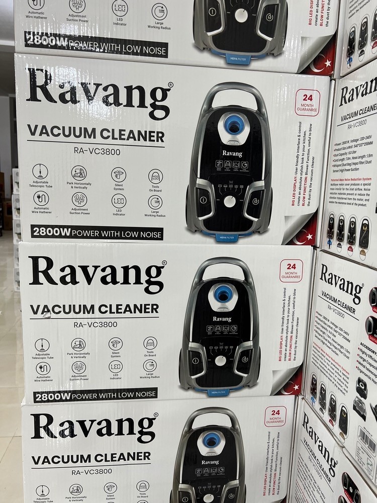 جاروبرقی راونگ Ravang مدل RA-VC3800 توان 2800 وات با فیلتر HEPA